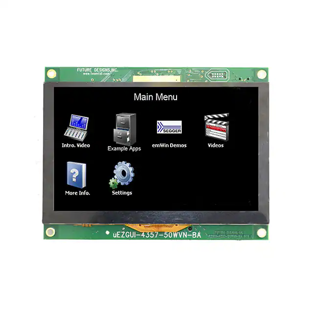 UEZGUI-4357-50WVN-BA Future Designs Inc.  Modules d'affichage - LCD OLED Graphic